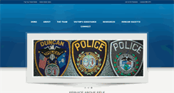 Desktop Screenshot of duncanpd.org